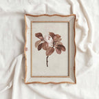 Burgundy Rose Botanical Wall Art Print Digital Download – Moody Vintage Wine Floral Printable Wall Art