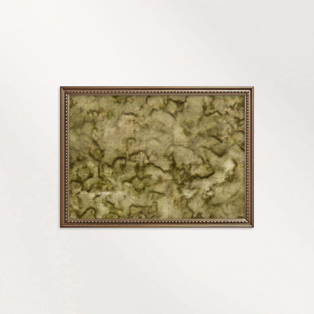 Vintage Mossy Green Textured Landscape Printable Wall Art