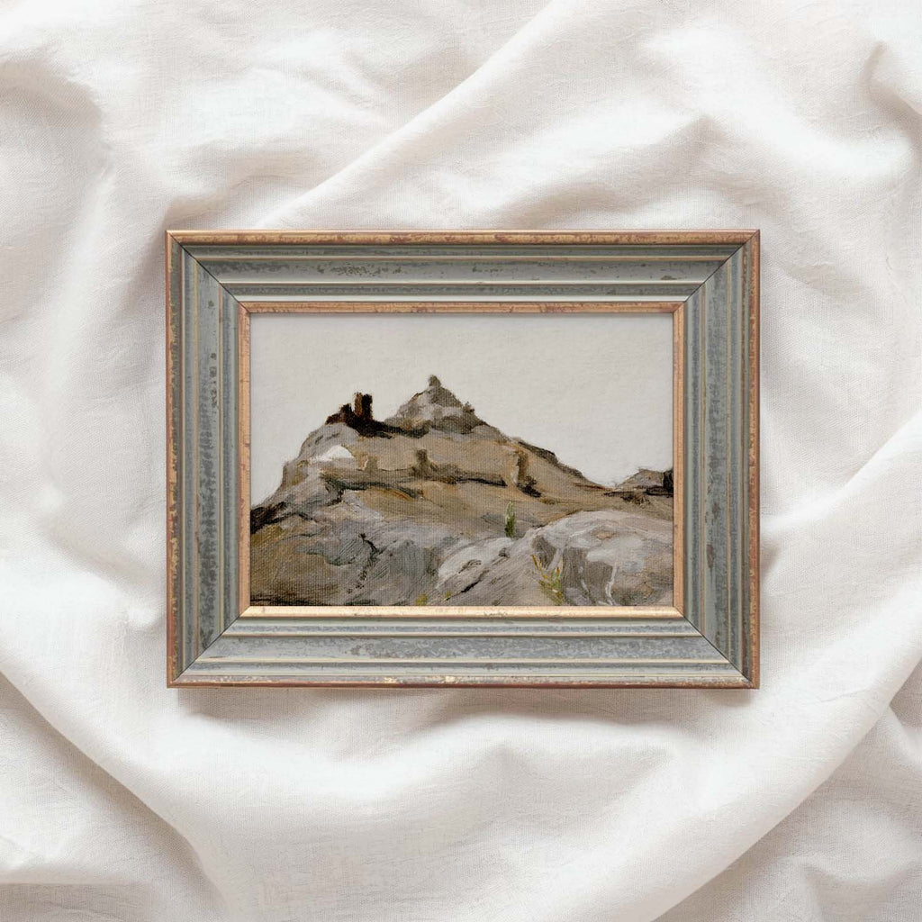 Rocky Mountains Printable Wall Art | Boho Neutral Mountain Landscape Print
