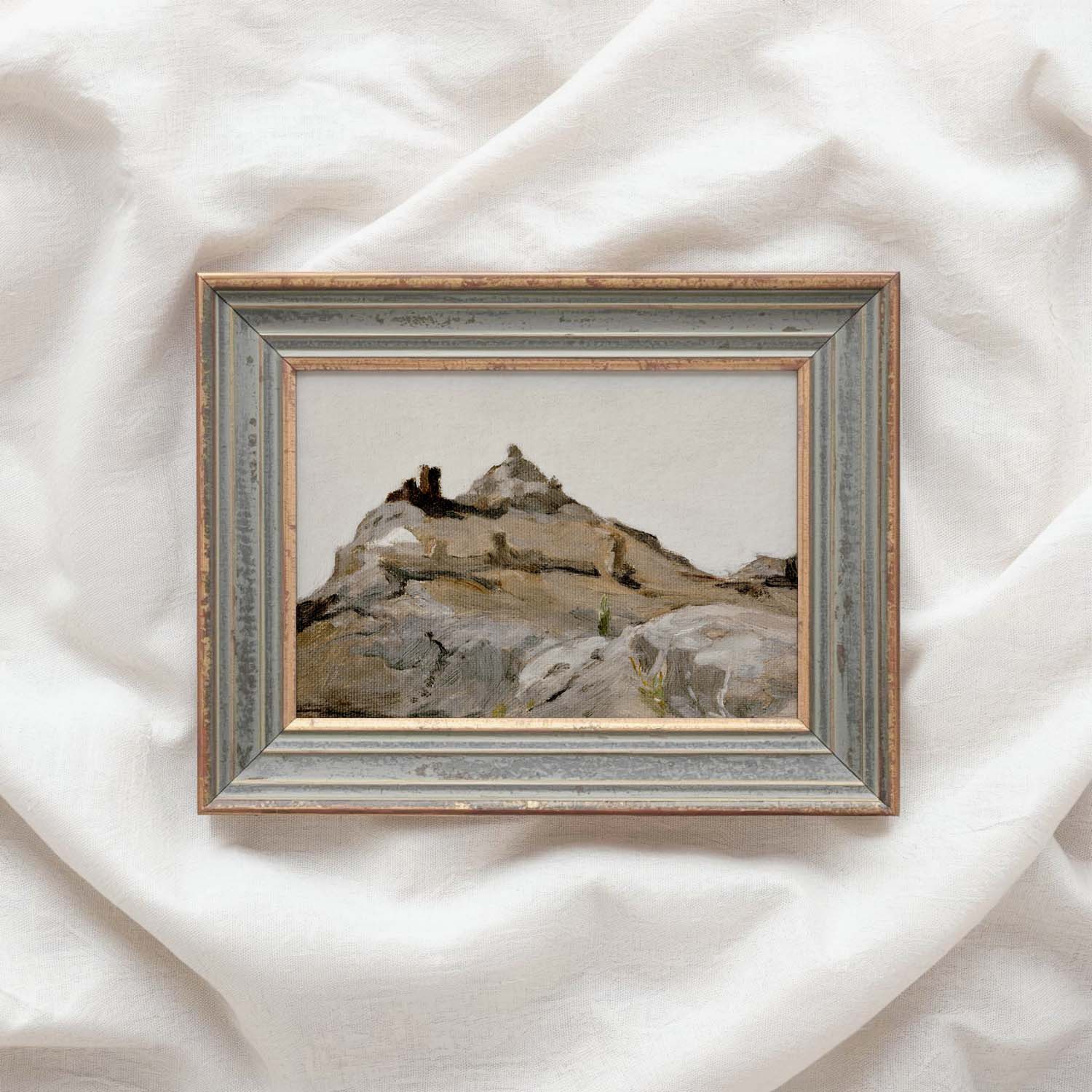 Rocky Mountains Printable Wall Art | Boho Neutral Mountain Landscape Print