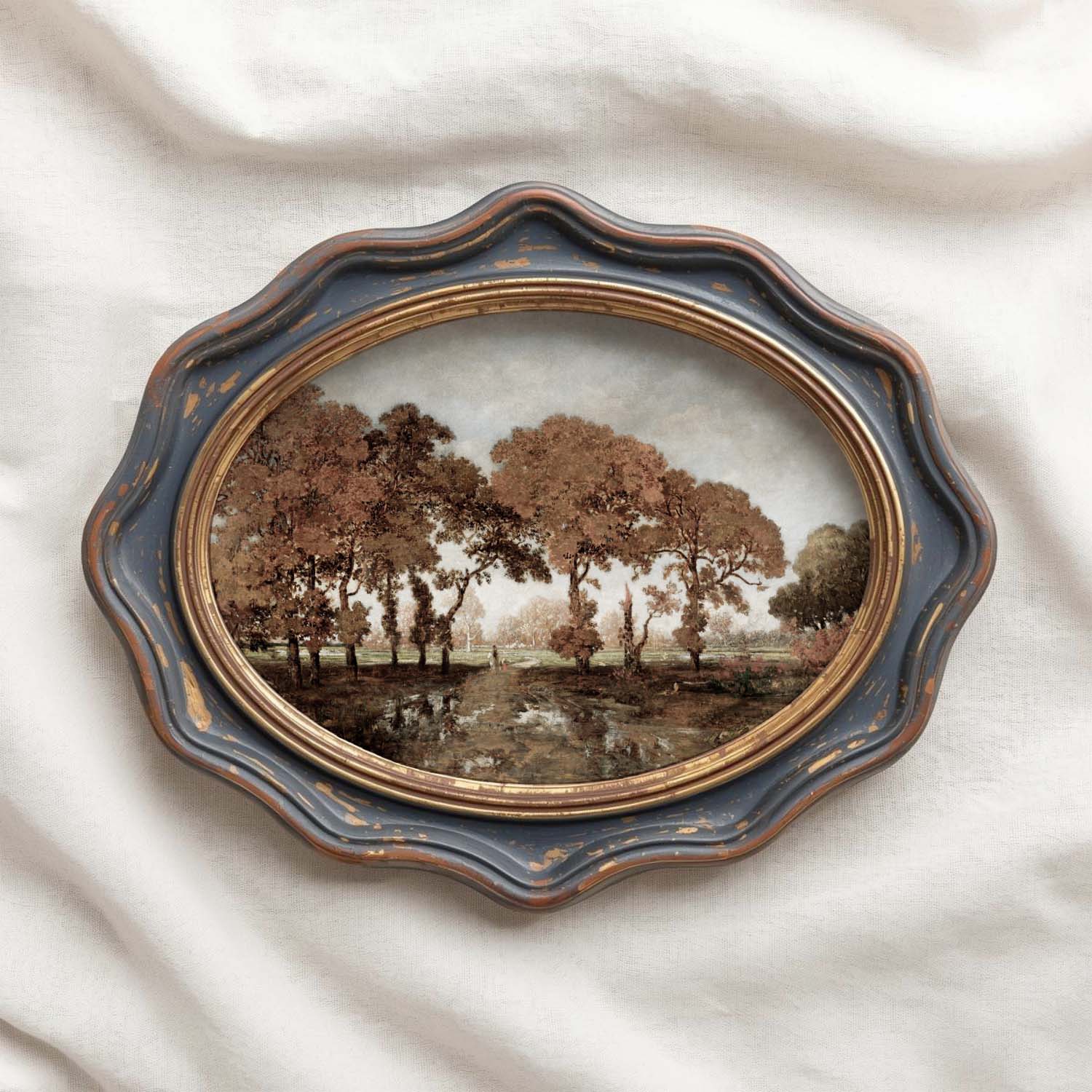 Moody Autumn Forest Heritage Printable Wall Art