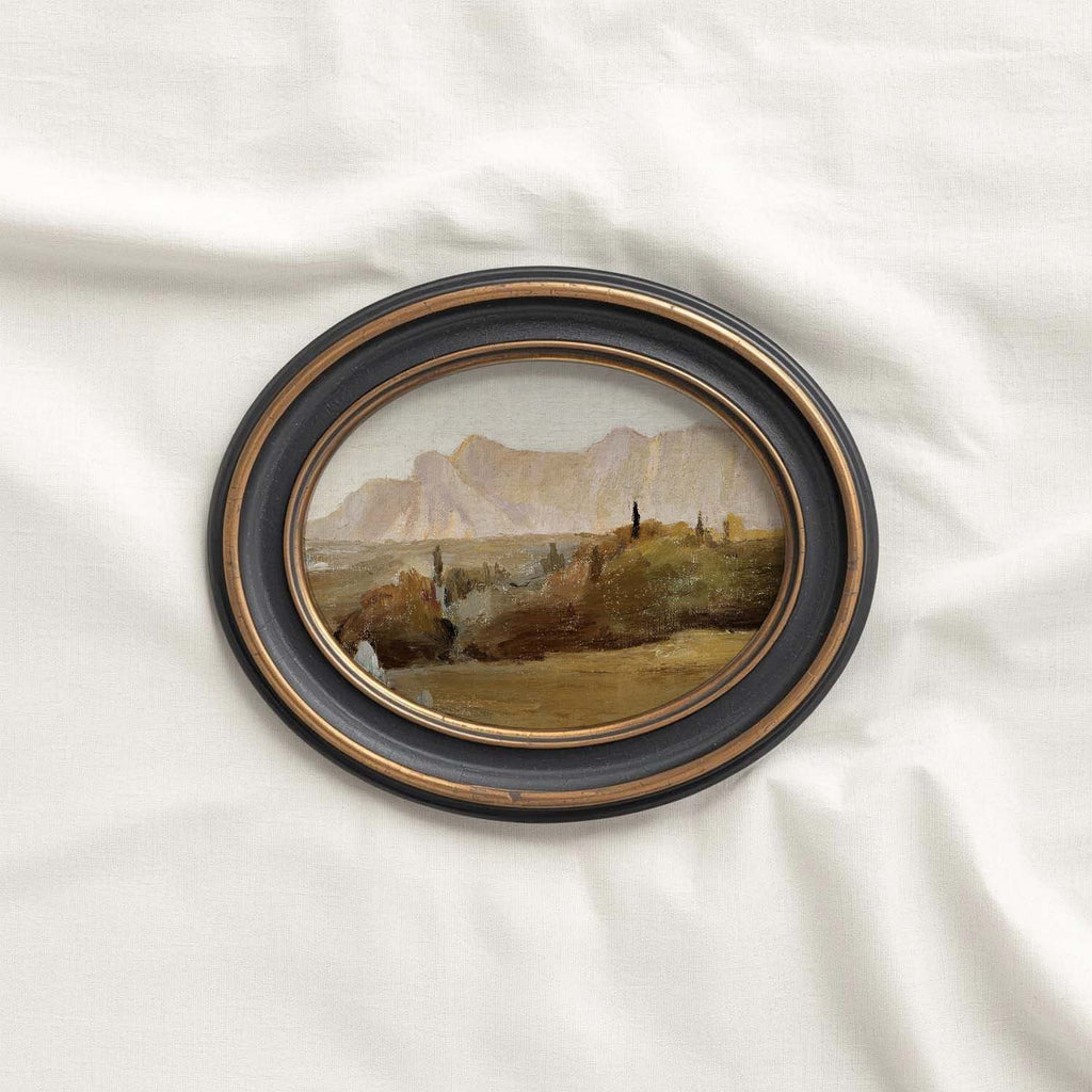 Earth Tone Desert Landscape Printable Wall Art | Warm Neutral Desert Print