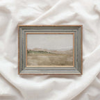 Muted Spanish Landscape Wall Art Printable — Minimal Antique Mediterranean Neutral Print
