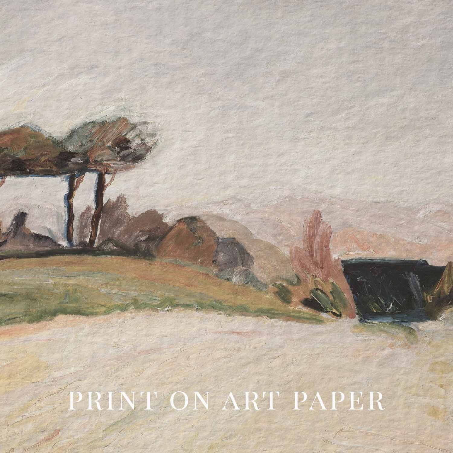 Muted Pastel Landscape Printable Wall Art