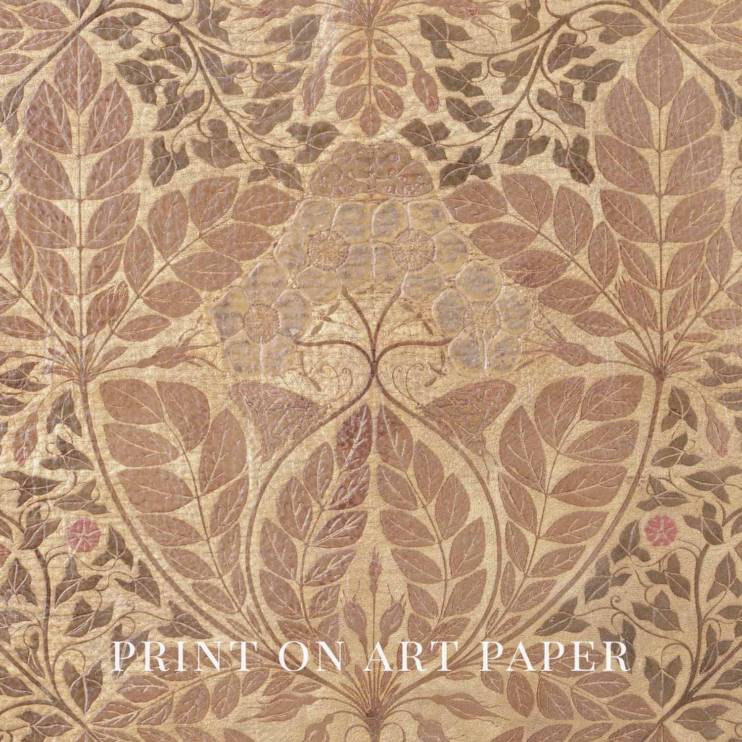 Gold Leaf Botanical Printable Wall Art (Digital Download)