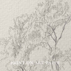Tree Branch Wall Art Printable | Vintage Botanical Pencil Sketch Print