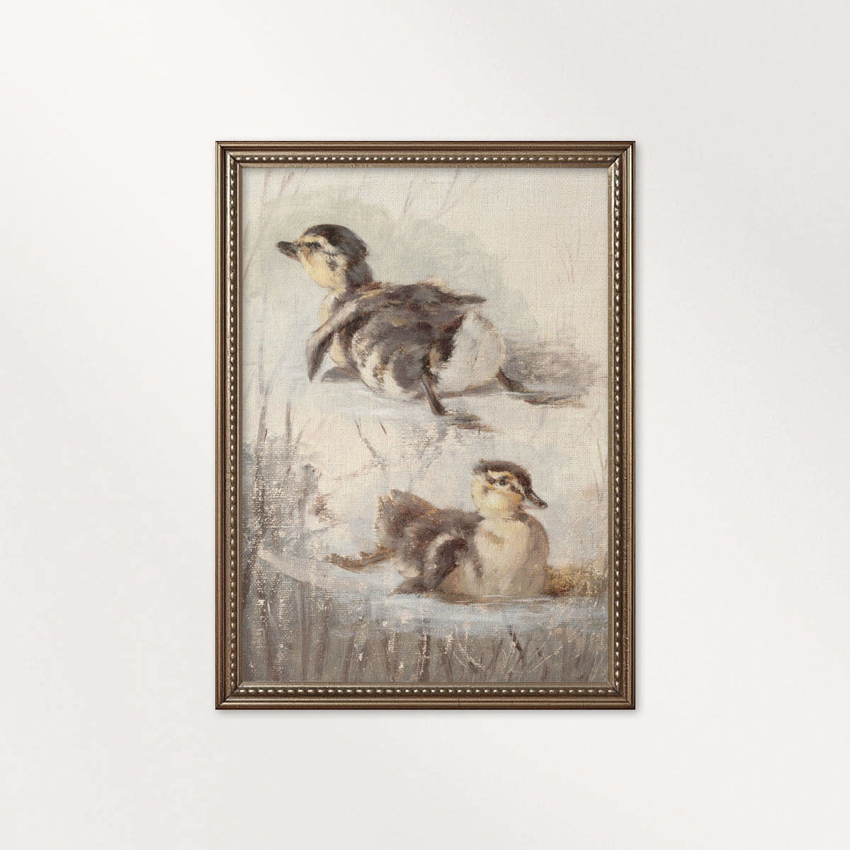 Ducklings Nursery Wall Art Printable (Digital Download) — Rustic Farmhouse Vertical Animal Decor