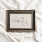 Vintage Swan Wall Art Printable | Neutral Romantic Pencil Sketch Bird Drawing