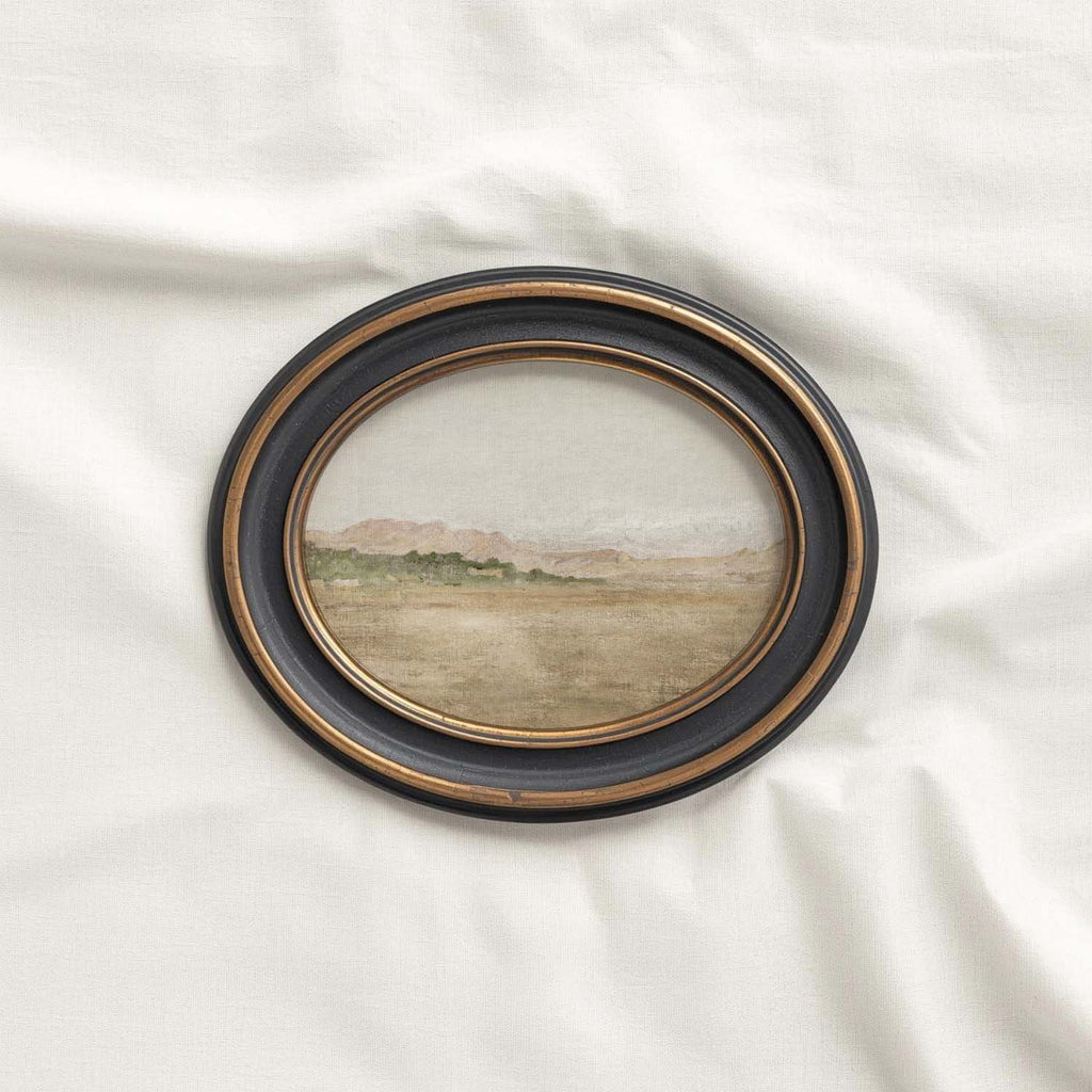 Muted Spanish Landscape Wall Art Printable — Minimal Antique Mediterranean Neutral Print