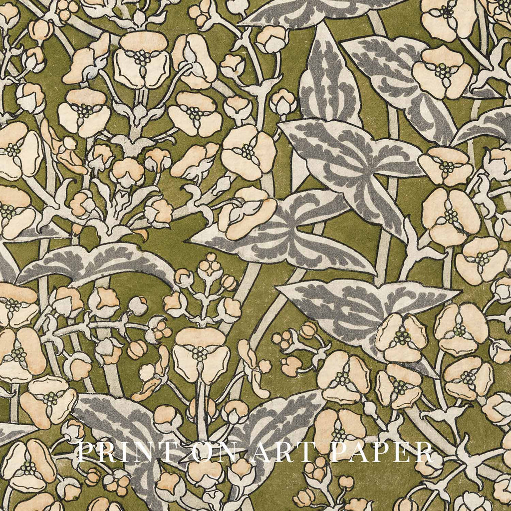 Wildflower Meadow Wall Art Printable – Cottagecore Botanical Landscape Print (Digital Download)