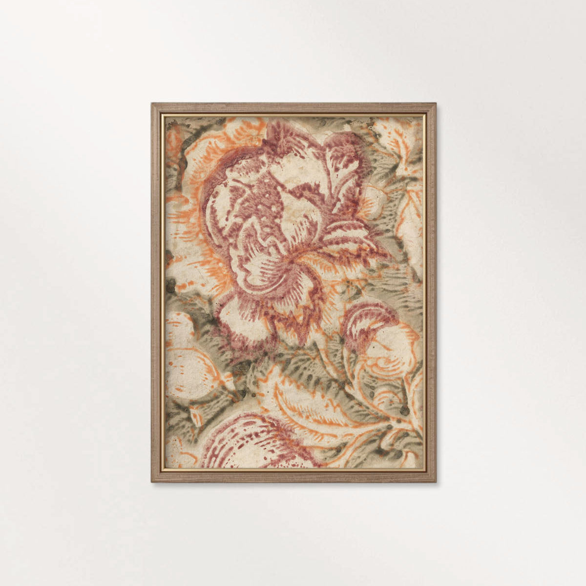 Rustic Cottagecore Wildflower Printable Wall Art – Vintage Autumn Botanical Print (Digital Download)