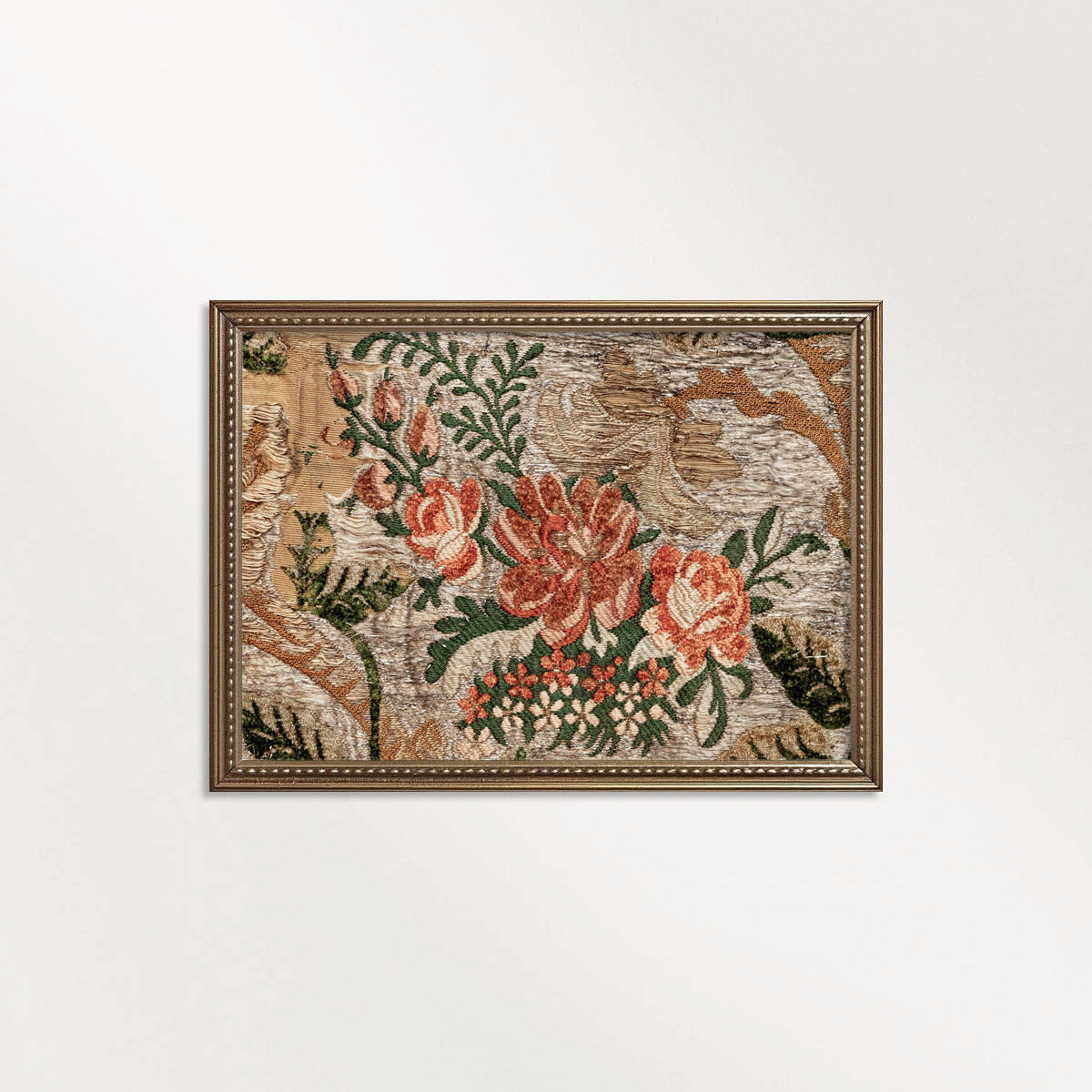 Ornamental Floral Textile Printable Wall Art (Digital Download)