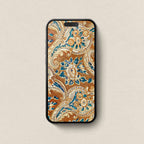 Muted Orange Paisley Matching Device Wallpaper Bundle (Digital Download)