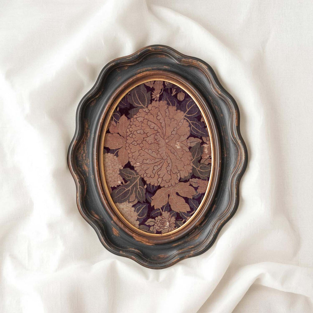Rust & Plum Peony Wall Art Printable – Vintage Botanical Cottagecore Print (Digital Download)