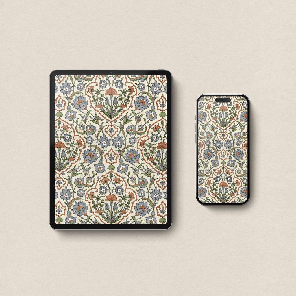 Portuguese Tile Wallpaper Bundle – Azulejo 4-Device Set (iPhone, iPad, MacBook & Desktop) (Digital Download)