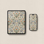 Portuguese Tile Wallpaper Bundle – Azulejo 4-Device Set (iPhone, iPad, MacBook & Desktop) (Digital Download)