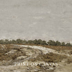 Rustic Neutral Landscape Printable Wall Art | Boho Nature Digital Download