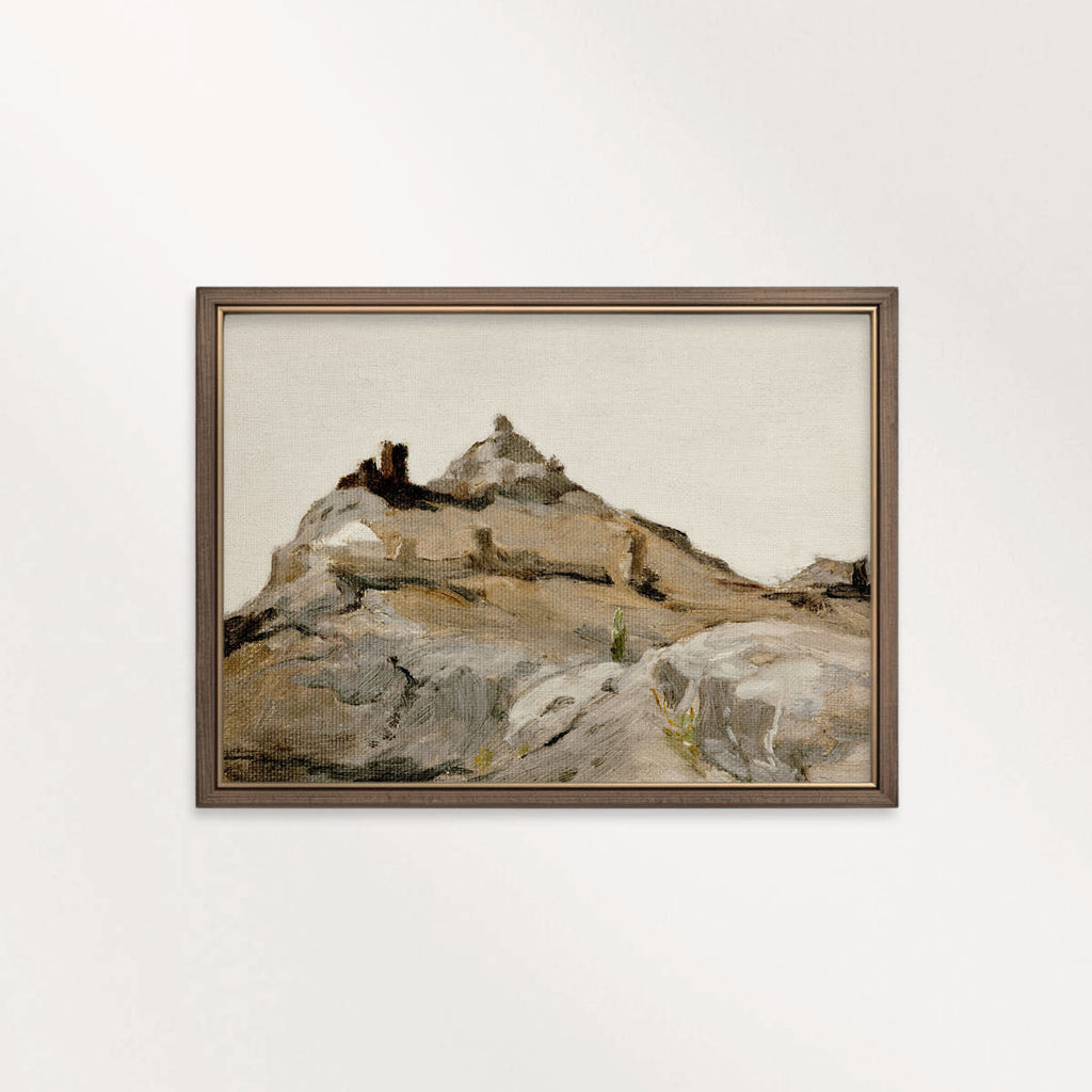 Rocky Mountains Printable Wall Art | Boho Neutral Mountain Landscape Print