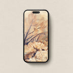 Rustic Landscape iPhone & iPad Wallpaper Set — Warm Earth Tone Abstract (Digital Download)