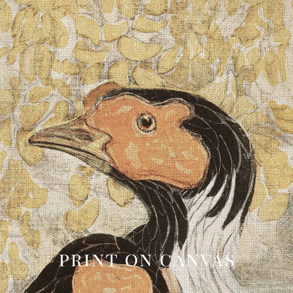 19th-Century French Bird Wall Art Printable – Antique Farmhouse Tapestry Print (Digital Download)