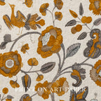 Terracotta Botanical Floral Tapestry Wall Art Printable – French Cottagecore Autumn Print (Digital Download)