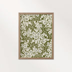 Cottage Fern Botanical Wall Art Printable – Vintage Green Floral Tapestry Print (Digital Download)
