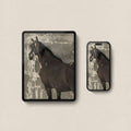 Rustic Horse iPhone & iPad Wallpaper Set (Digital Download)