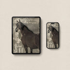 Rustic Horse iPhone & iPad Wallpaper Set (Digital Download)