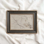 Minimal Landscape Wall Art Printable | Vintage Neutral Pencil Sketch