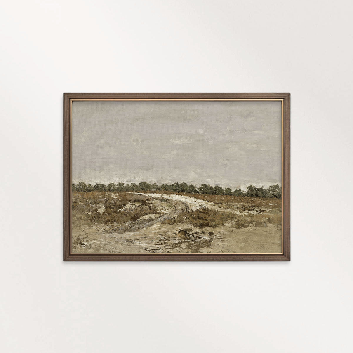 Rustic Neutral Landscape Printable Wall Art | Boho Nature Digital Download
