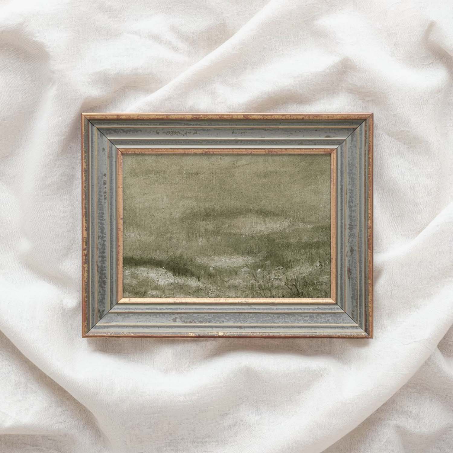 Tonal Sage Green Textured Abstract Printable Wall Art | Modern Minimalist Decor