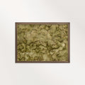 Vintage Mossy Green Textured Landscape Printable Wall Art