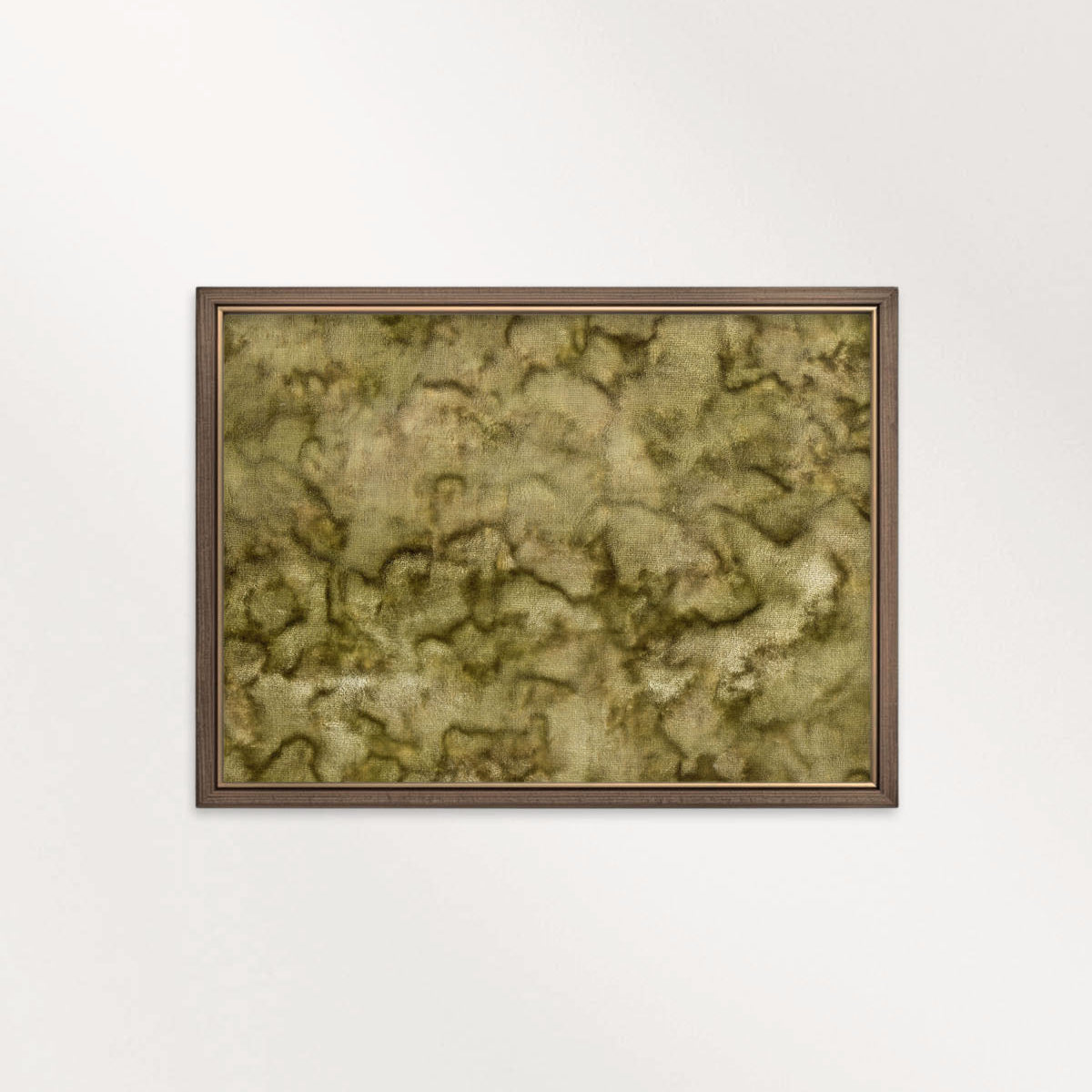 Vintage Mossy Green Textured Landscape Printable Wall Art