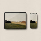 Minimal Earth Tone Countryside Matching Device Wallpaper Bundle (Digital Download)