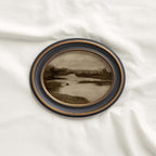 Neutral Minimal Landscape Wall Art Printable – Moody Brown Vintage Landscape Print