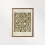 Vintage Floral Rug Wall Art Printable – Antique Textile Pattern Print (Digital Download)