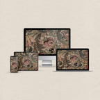 Vintage Tiger Lily Botanical Wallpaper Bundle (Digital Download)