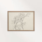 Tree Branch Wall Art Printable | Vintage Botanical Pencil Sketch Print