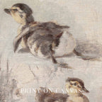 Ducklings Nursery Wall Art Printable (Digital Download) — Rustic Farmhouse Vertical Animal Decor
