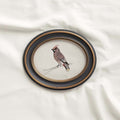 Bohemian Waxwing Vintage Bird Print Digital Download (Antique Ornithology Ink Illustration)