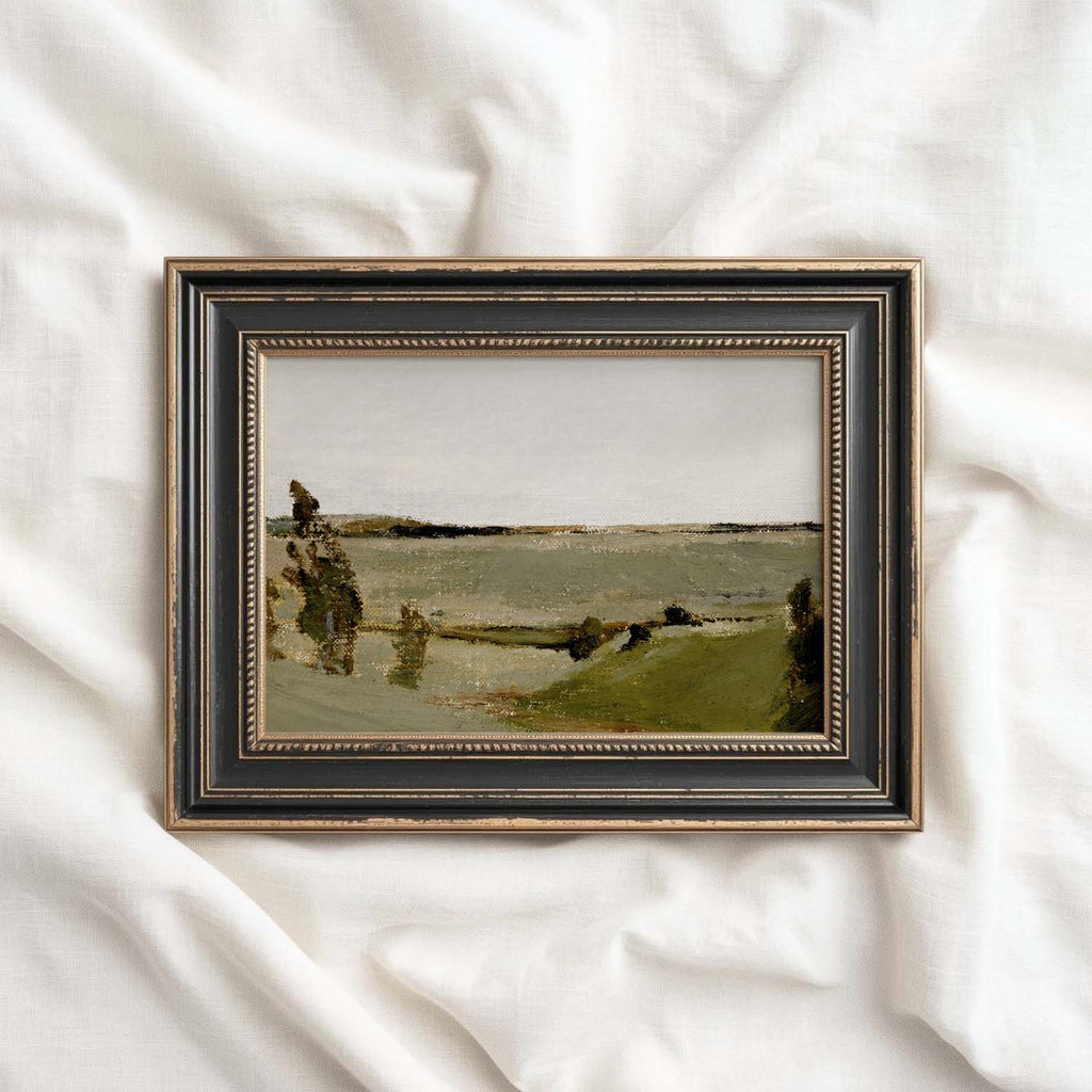 Minimal Rustic Green Summer Countryside Printable Wall Art