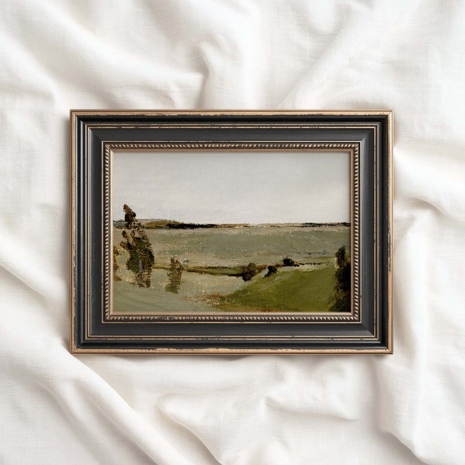 Minimal Rustic Green Summer Countryside Printable Wall Art