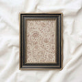 Neutral Boho Floral Tapestry Printable Wall Art – Taupe Vintage Cottagecore Decor