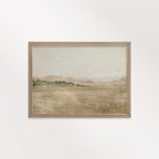Muted Spanish Landscape Wall Art Printable — Minimal Antique Mediterranean Neutral Print