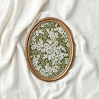 Cottage Fern Botanical Wall Art Printable – Vintage Green Floral Tapestry Print (Digital Download)