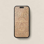 Muted Gold Leaf Botanical 4-Device Wallpaper Bundle – iPhone, iPad, MacBook & Desktop (Digital Download)