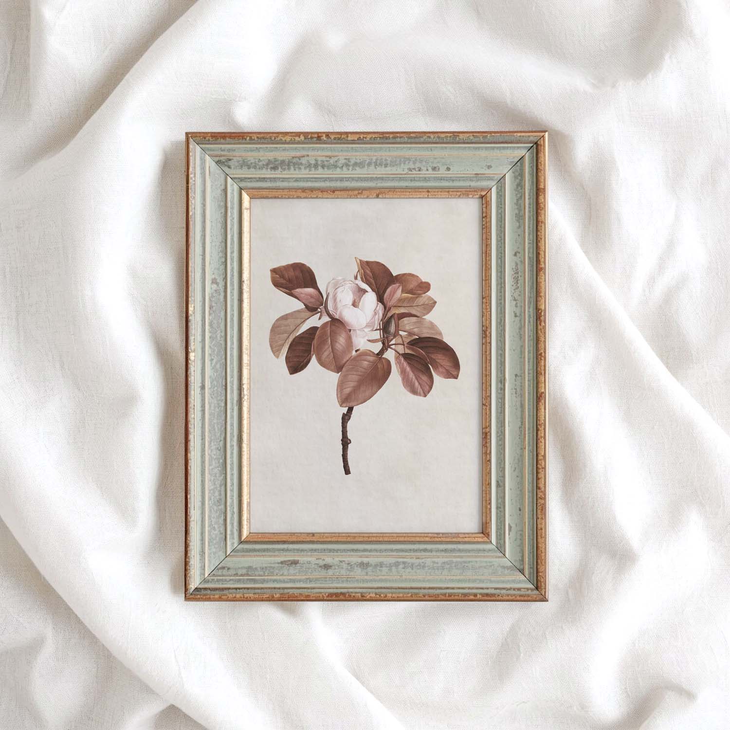 Burgundy Rose Botanical Wall Art Print Digital Download – Moody Vintage Wine Floral Printable Wall Art