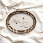Vintage Swan Wall Art Printable | Neutral Romantic Pencil Sketch Bird Drawing