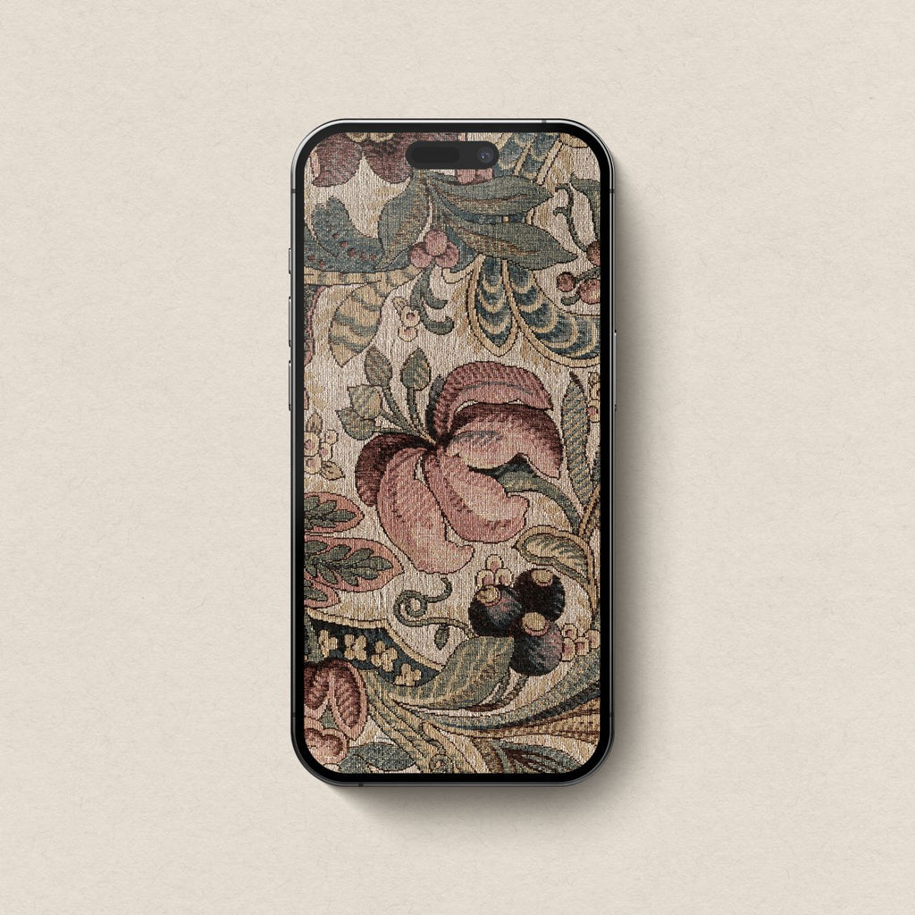 Vintage Tiger Lily Botanical Wallpaper Bundle (Digital Download)