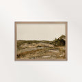 Neutral Brown Boho Landscape Printable Wall Art | Rustic Minimal Decor